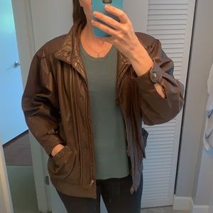 Gallery Brown Leather Jacket